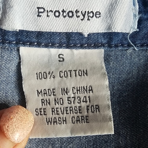 ❤Prototype chambray tunic top size small - Picture 7 of 7